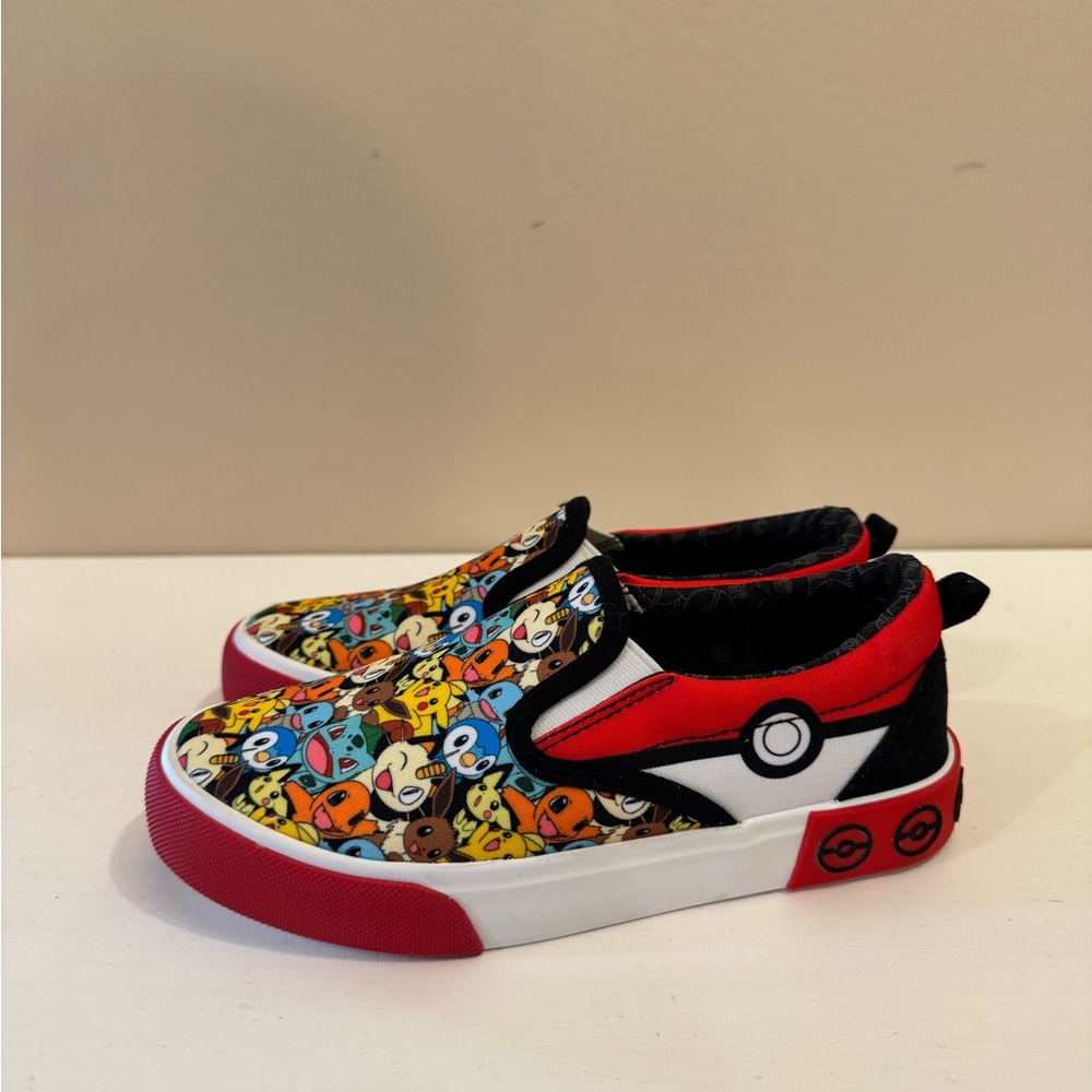 Ground Up Pokémon Canvas Slip On Sneakers